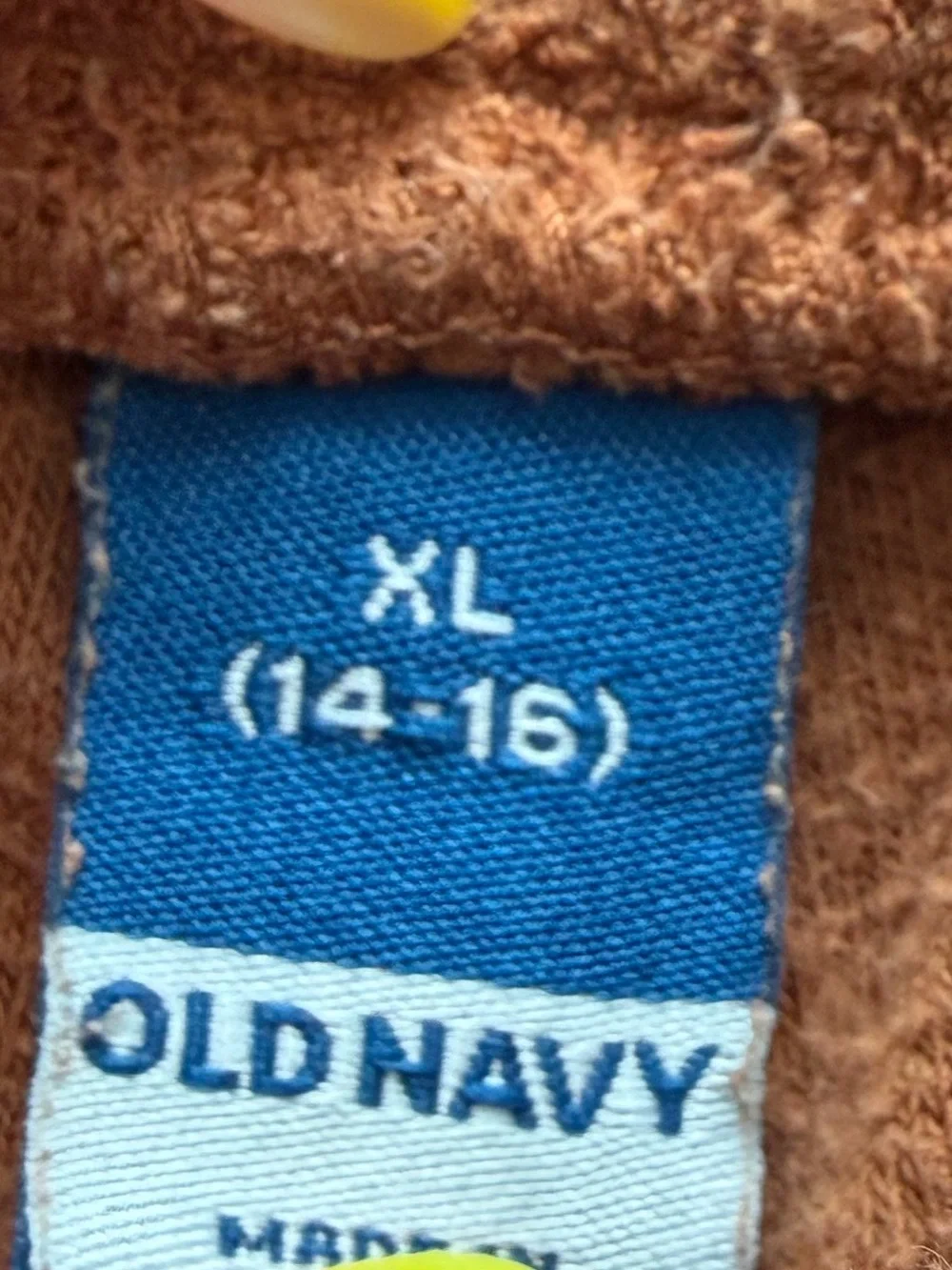Old Navy Rust-Toned Terry Kids Shorts with Drawstring